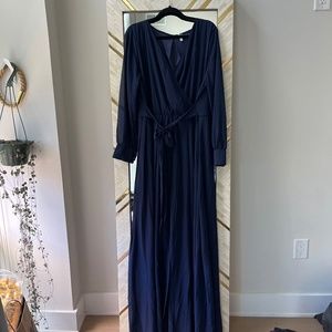 Blue maxi dress